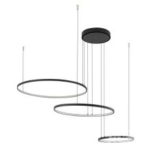 Circolo oprawa wisząca led 45W 3000K 30/45/60 czarna